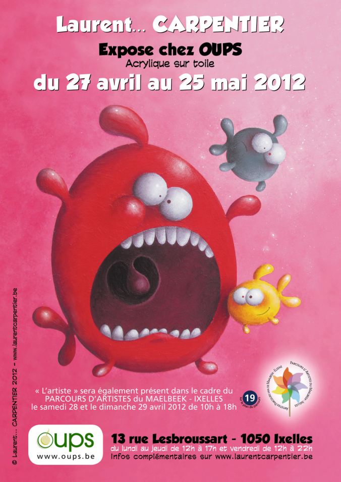 Flyer Exposition Laurent Carpentier