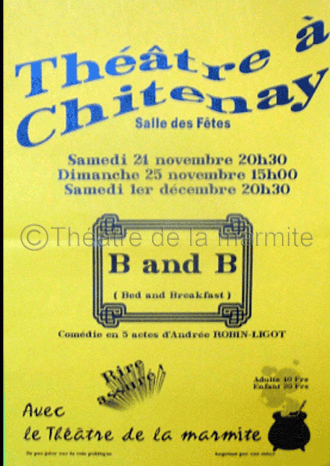 Flyer Théâtre à Chitenay