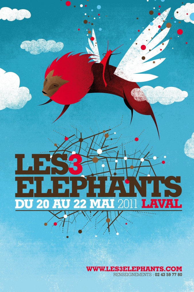 Flyer Les trois élephants